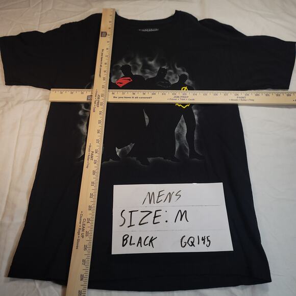 DC Justice League Short Sleeve Graphic Crew Neck T Shirt Mens Size M Black - Picture 6 of 9